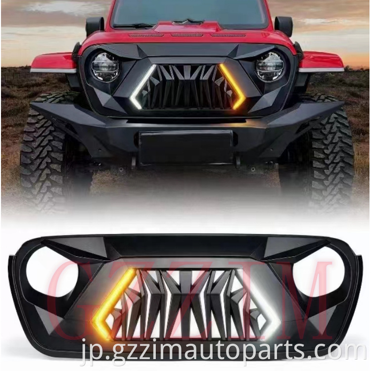 ABS Plastic Front Grille Middle Grille Used For JL JK